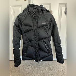 Columbia Omni-Heat Reflective Jacket with Faux Fur Hood